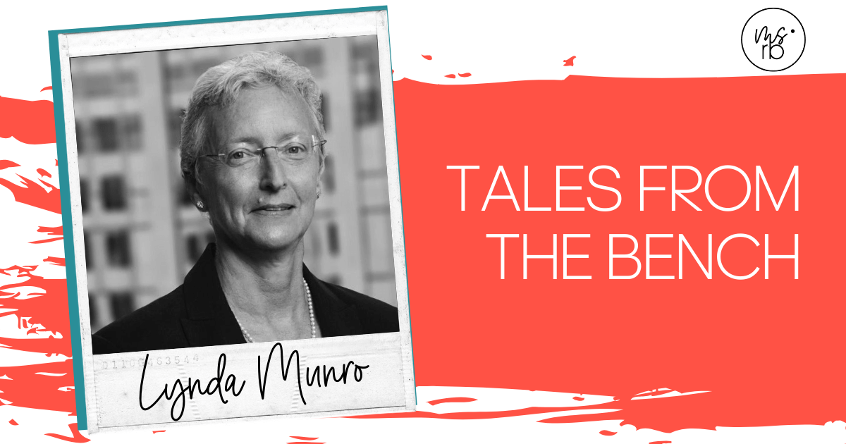 5. Tales From the Bench with Lynda Munro
